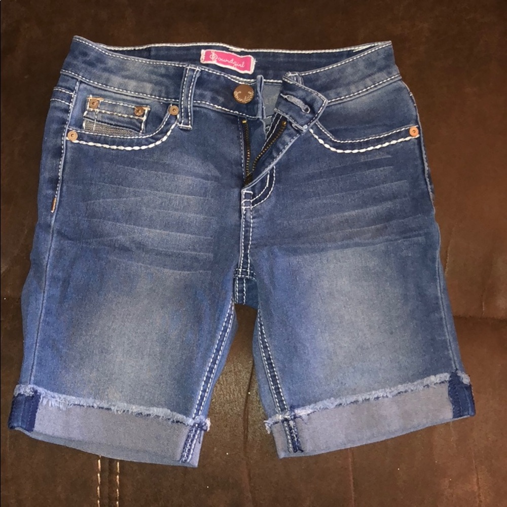 Blue jean shorts